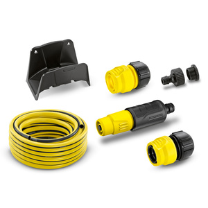 Karcher 15 m Hose Set With Hose Hanger 1/2 Inches, Yellow and Black