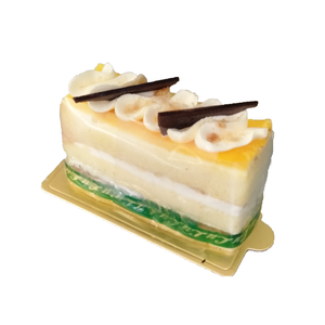 Mango Mousse Slice Cake