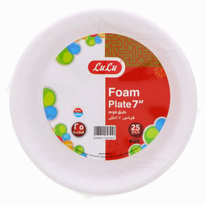 LuLu Foam Plate 7inch 25pcs