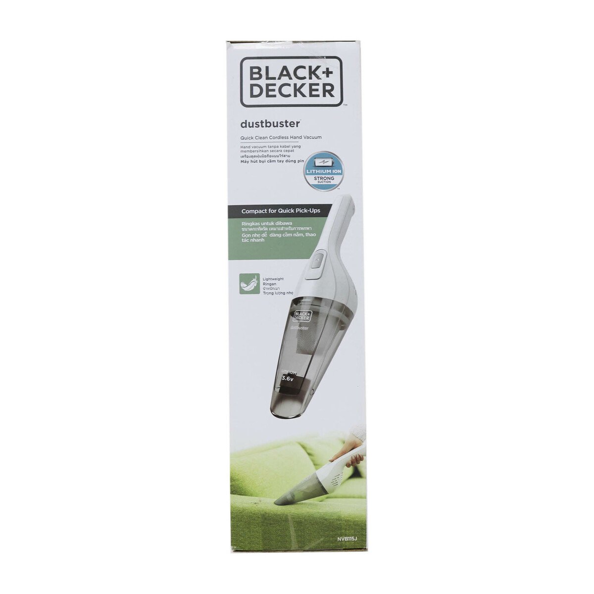 Black&Decker Dust Buster 3.6V NVB115J-B1