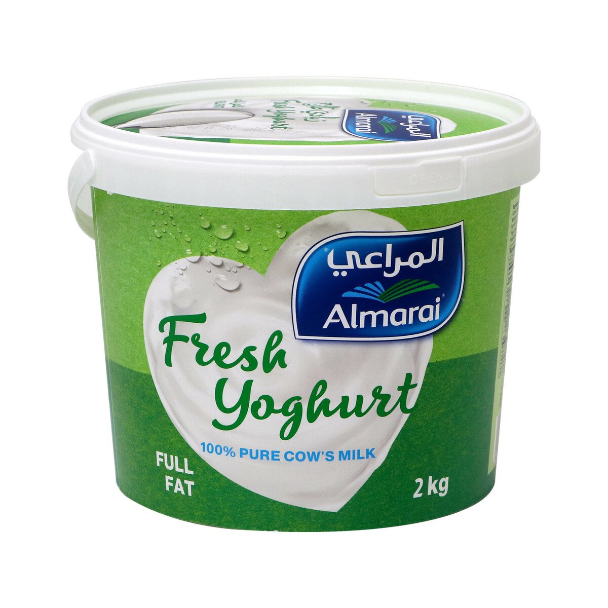 اشتري قم بشراء المراعي زبادي طازج كامل الدسم 2كجم Online at Best Price من الموقع - من لولو هايبر ماركت Plain Yoghurt في السعودية