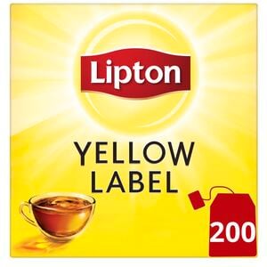 ليبتون شاي أسود بالعلامة الصفراء 200 كيس