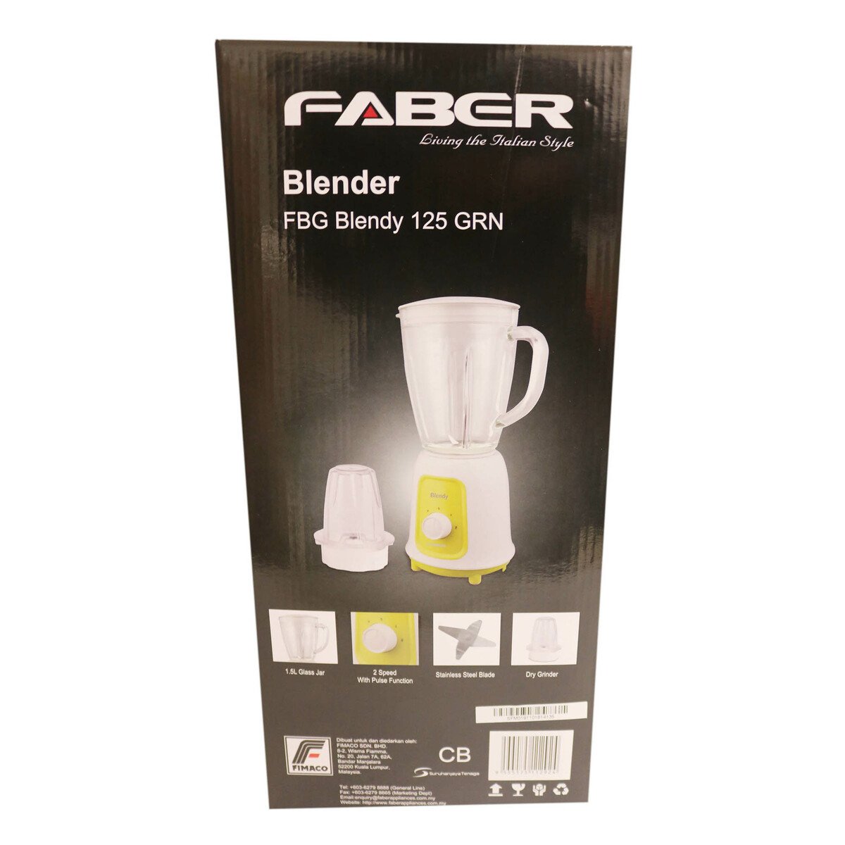 Faber Blender FBG 125 Glass