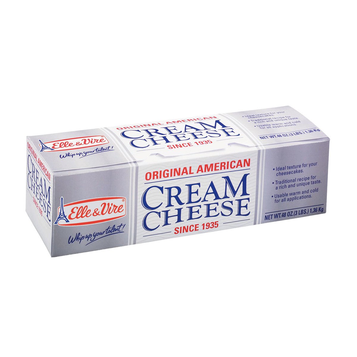 Elle & Vire Original Cream Cheese 1.36 kg