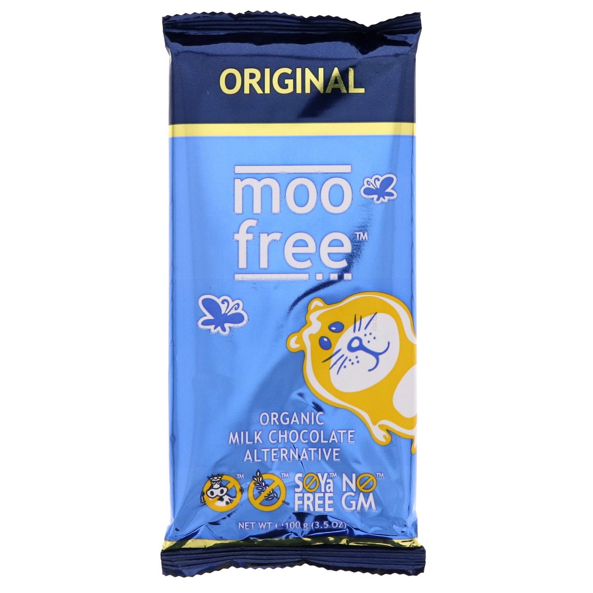 Moo Free Original Organic Milk Chocolate Alternative 100 g