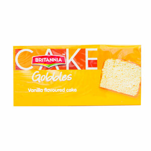 Britannia Gobbles Vanilla Flavoured Cake 300g