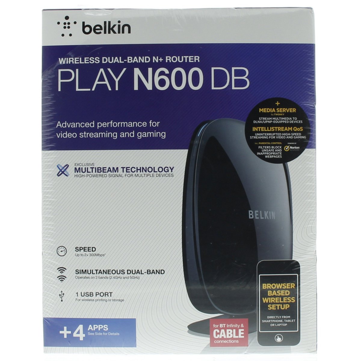 Belkin Wireless N600 Router F9K1102UK