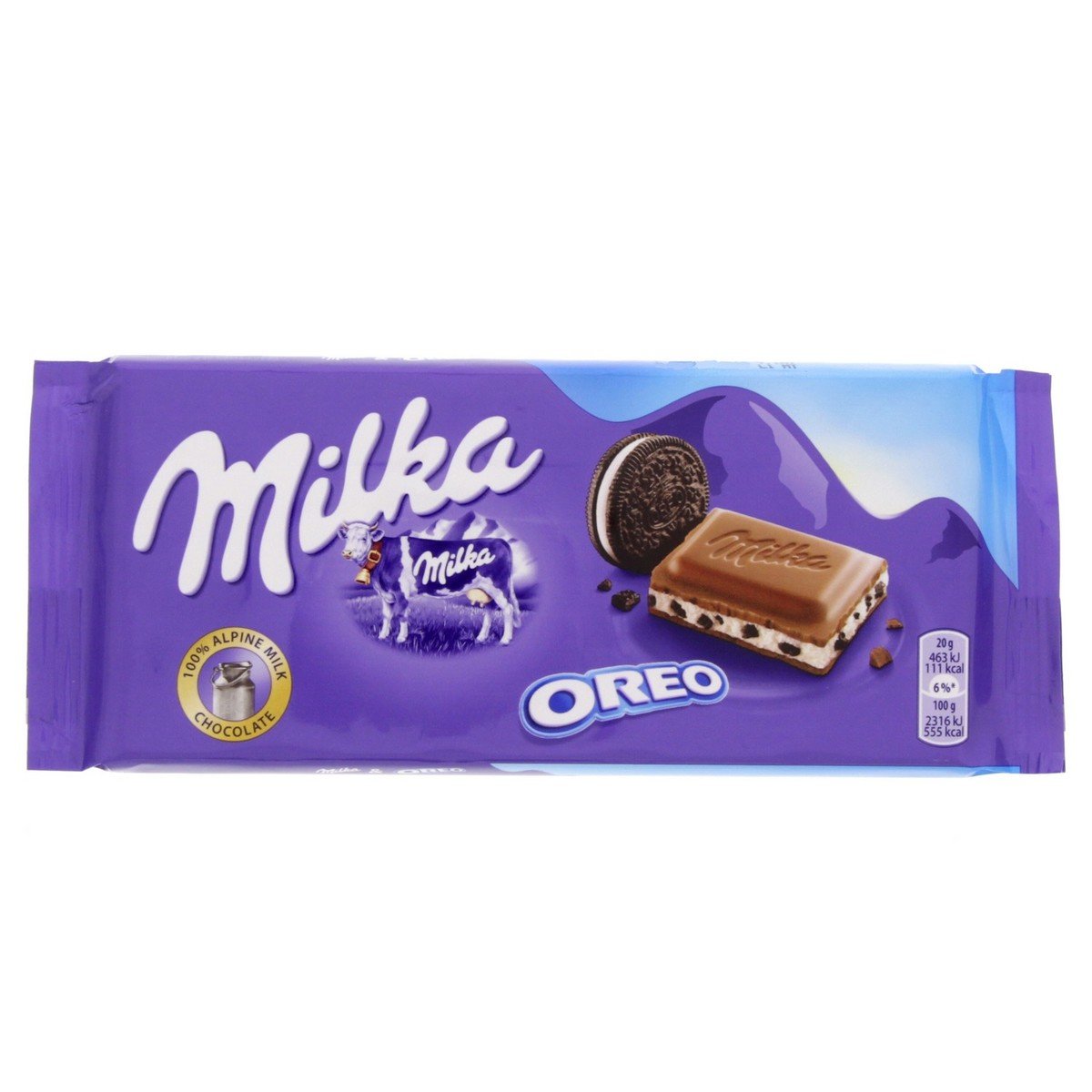 ميلكا شوكولاتة بالأوريو 100 جم