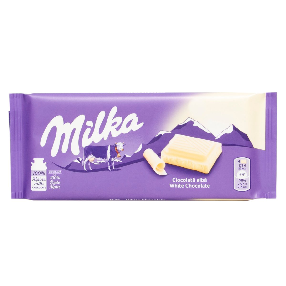 milka 100 % Alpine Milk & White Chocolate Happy Cow (IMPORTED FROM