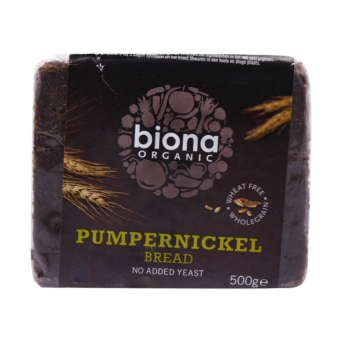 Biona Organic Pumpernickel Bread 500 g