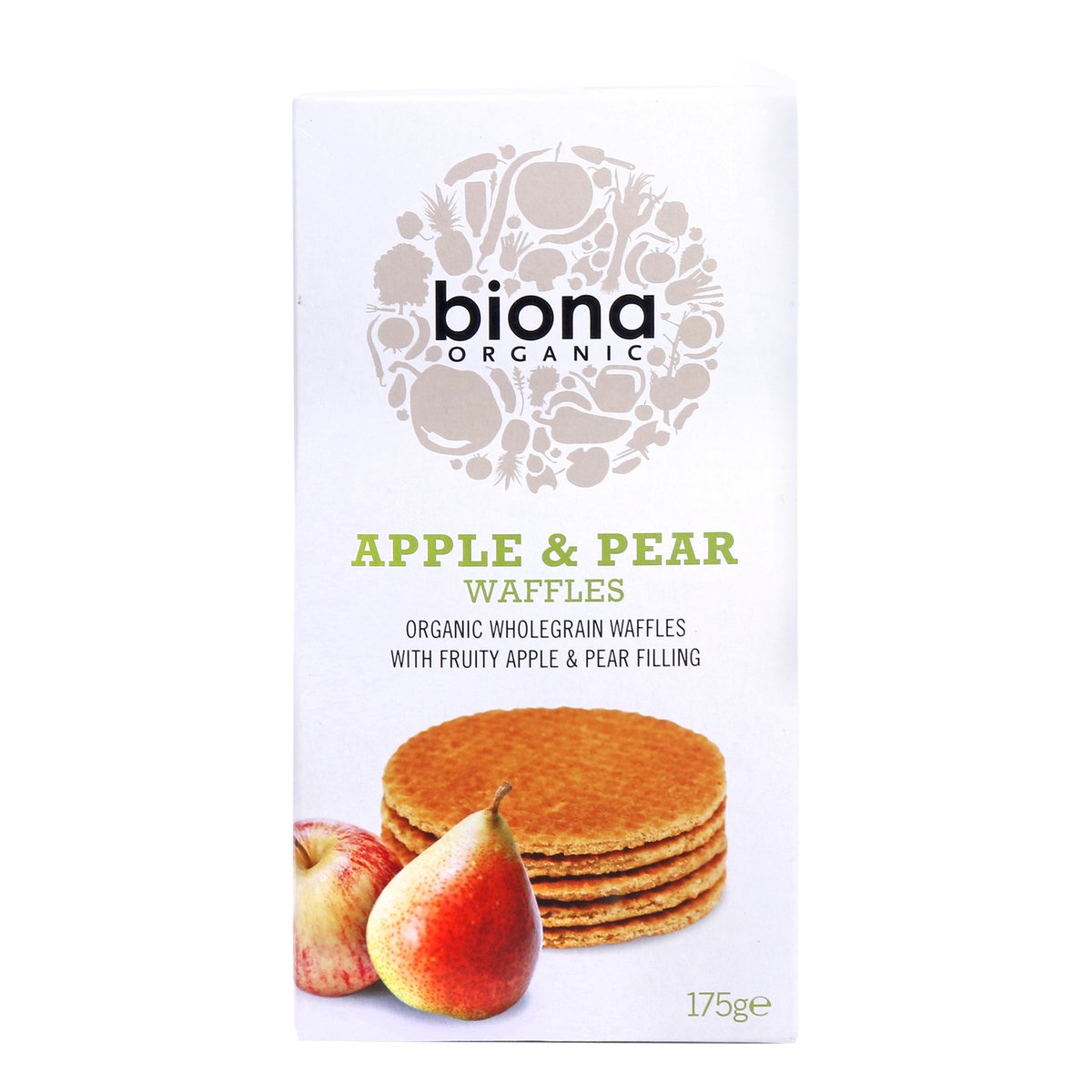 Biona Organic Apple & Pear Waffles 175 g