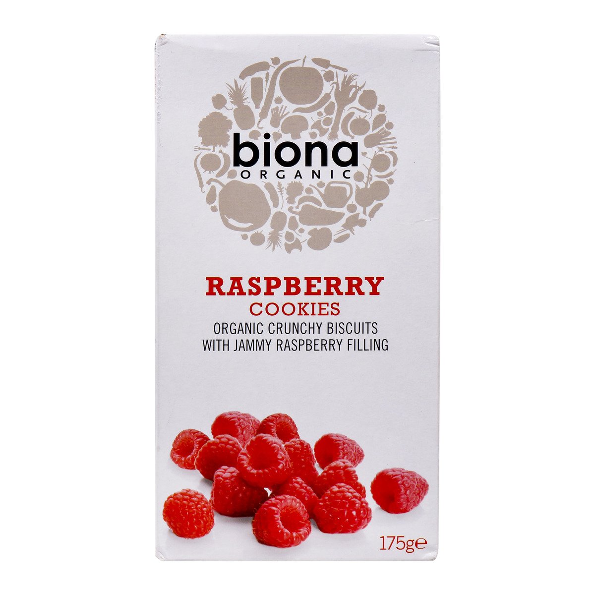 Biona Organic Raspberry Cookies 175 g