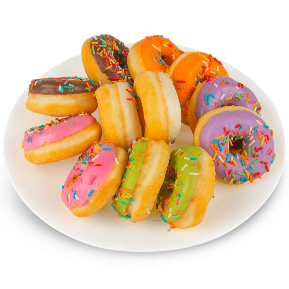 اشتري قم بشراء دونات ميني متنوع - 12 حبة Online at Best Price من الموقع - من لولو هايبر ماركت Doughnuts في الامارات