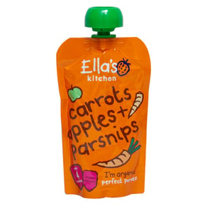 Ella's Kitchen 100% Organic Baby Food Carrot Apples Parsnips 120g