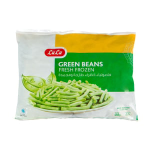 اشتري قم بشراء لولو فاصوليا خضراء مجمدة 450 جم Online at Best Price من الموقع - من لولو هايبر ماركت Beans في الامارات