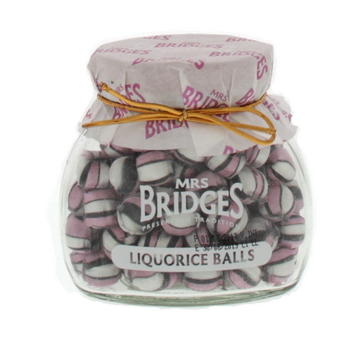 Mrs. Bridges Liquorice Balls Sweets 155 g