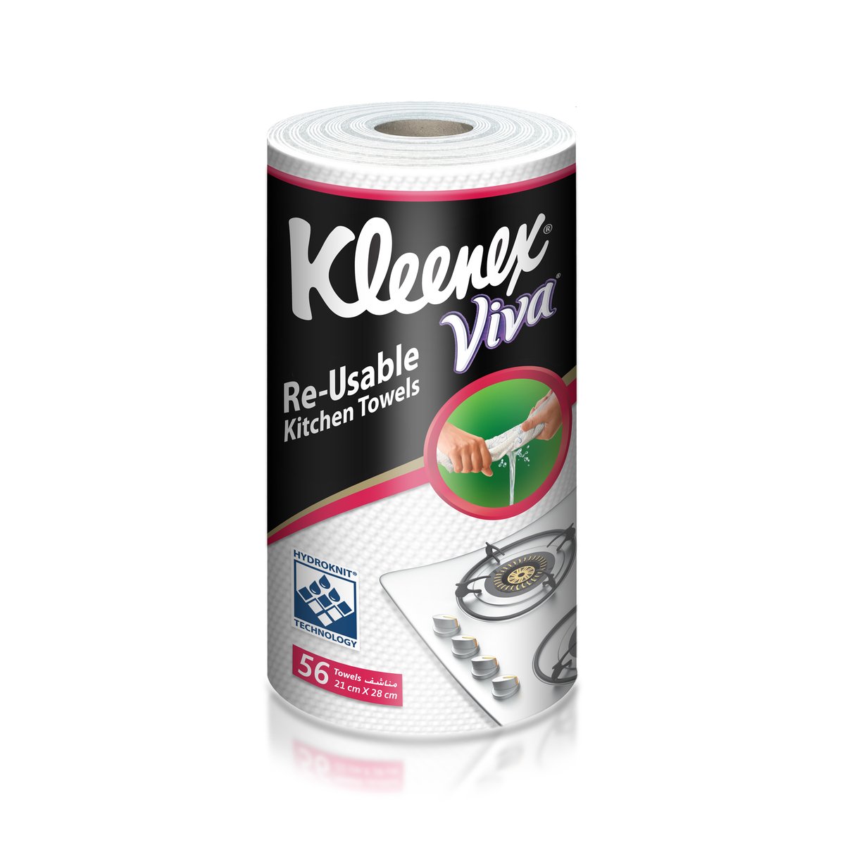 Kleenex Hydroknit Reusable Kitchen Towel 56sheets