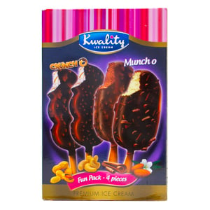 Buy Kwality Premium Ice Cream Stick Assorted 4 x 120 ml Online at Best Price | IceCream Impulsepack | Lulu UAE in UAE