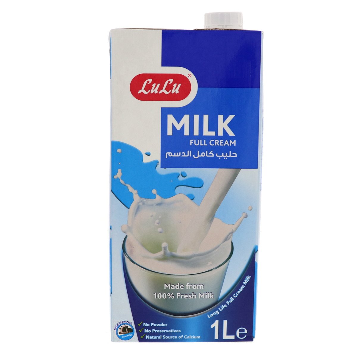 Lulu Long Life Full Cream Milk 4 x 1 Litre