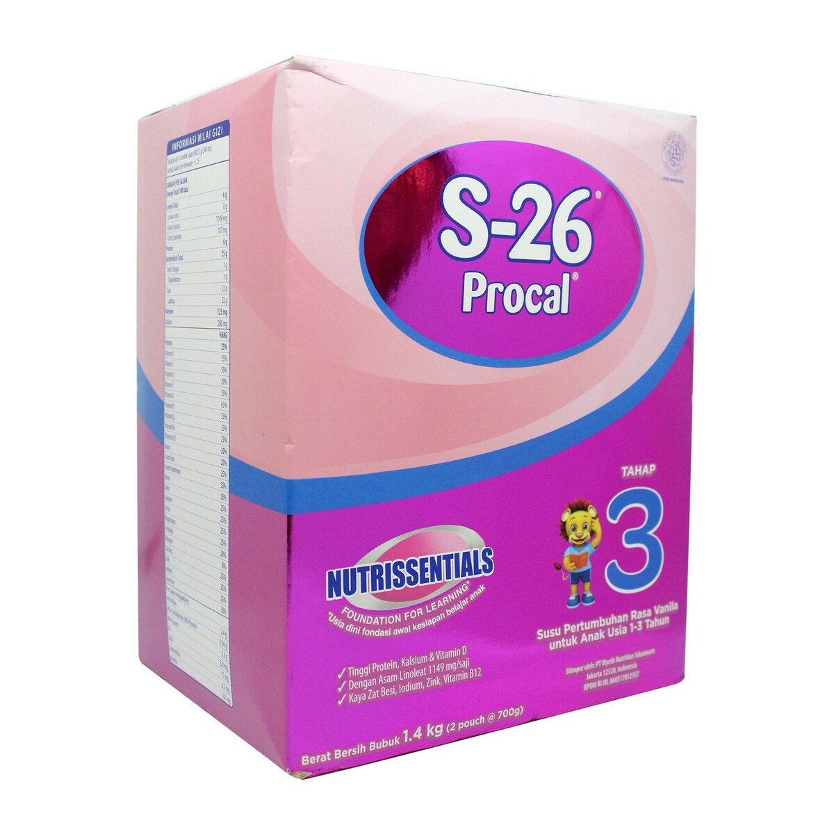 S26 Procal 3 Milk Vanilla 1.4kg