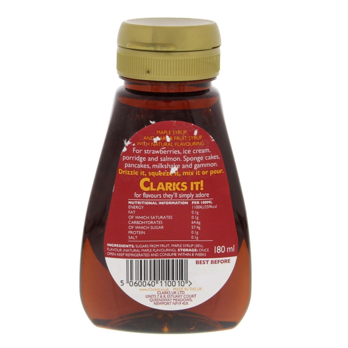 Clarks Maple Syrup Original ml Online Best Price | Syrups & Frosting | Lulu KSA