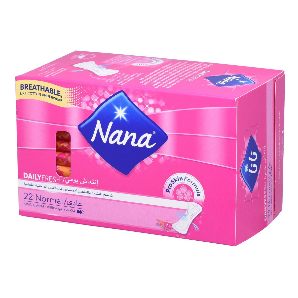 Nana Daily Fresh Normal Panty Liners 22pcs