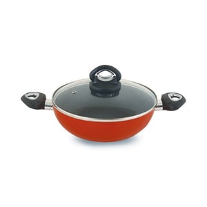 Cheflin Induction Wok Pan With Lid 24cm