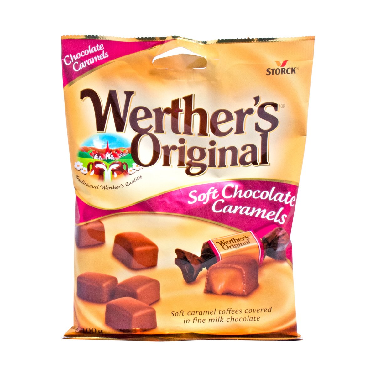 Storck Werther's Original Soft Chocolate Caramels 100 g