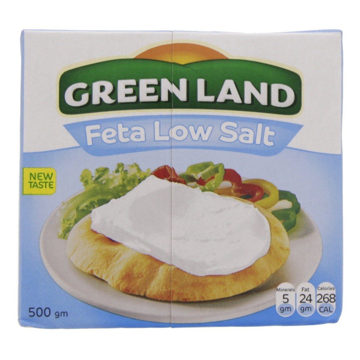 Green Land Feta Low Salt Cheese 500g