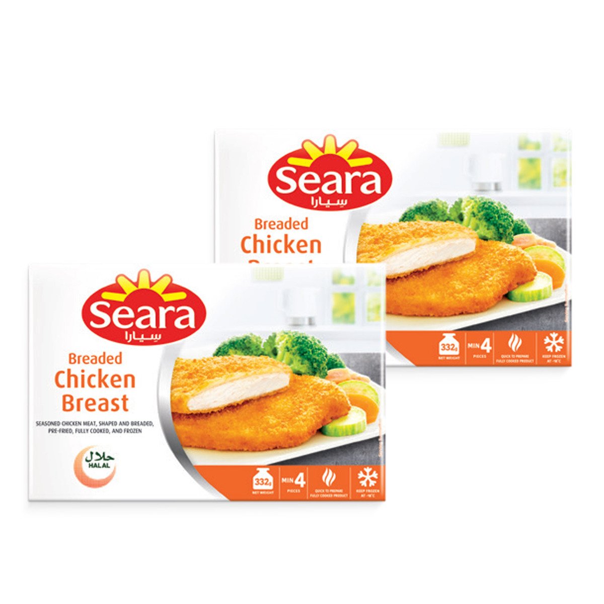 سيارا صدور دجاج بالبقسماط 2 × 332 جم