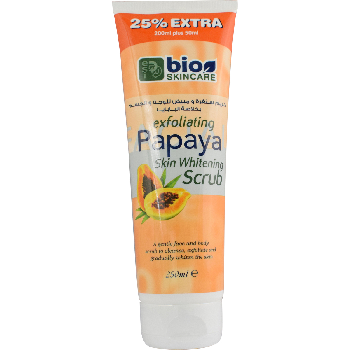 Bio Skincare Whitening Scrub Papaya 200 ml