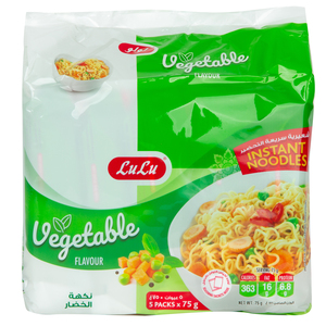 Lulu Vegetable Flavour Instant Noodles 75g x 5 Pieces