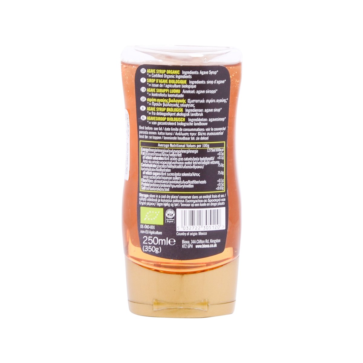 Biona Organic Agave Light Syrup 250ml