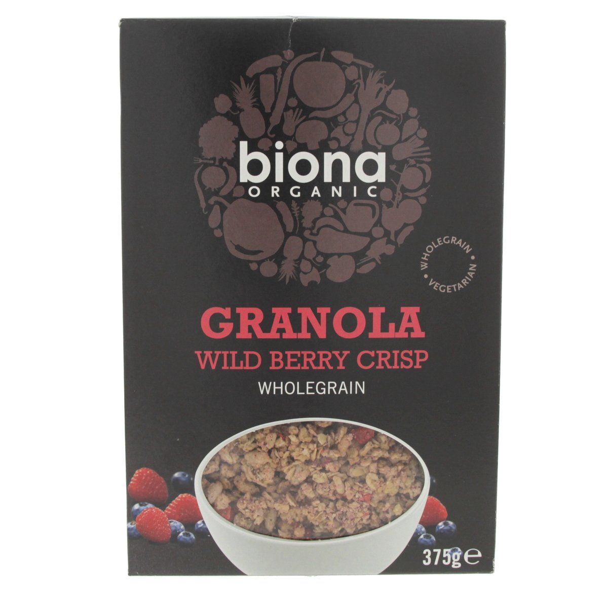 Biona Organic Granola Wild Berry Crisp Whole Grain 375 g