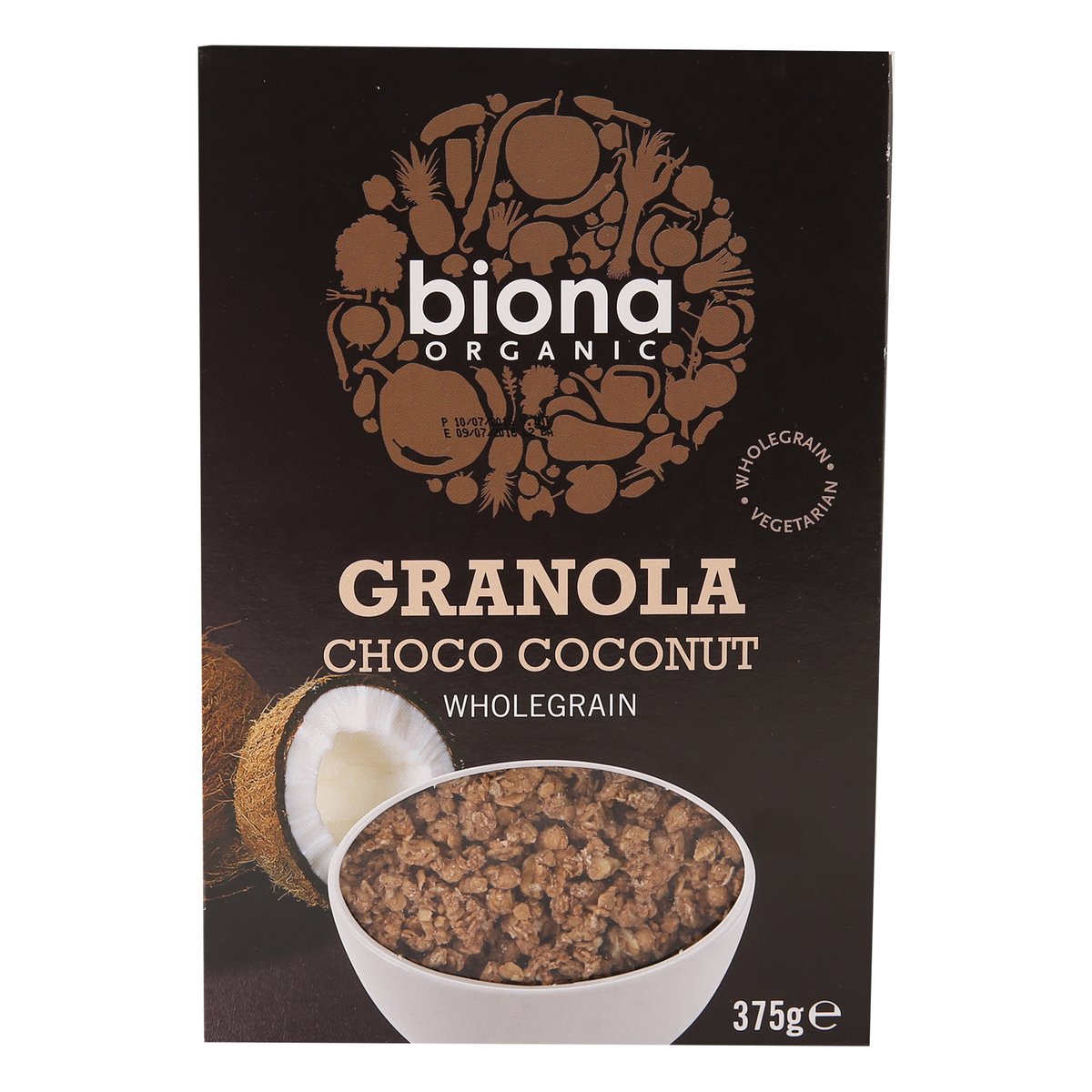 Biona Organic Granola Choco Coconut Wholegrain 375 g