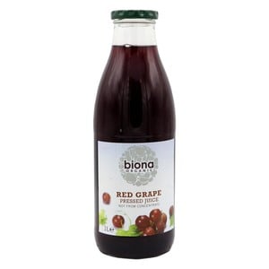 Biona Organic Red Grape Pressed Juice 1 Litre