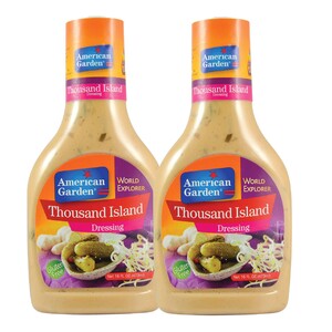اشتري قم بشراء American Garden Thousand Island 2 x 473 ml Online at Best Price من الموقع - من لولو هايبر ماركت Salad Dressings في الكويت