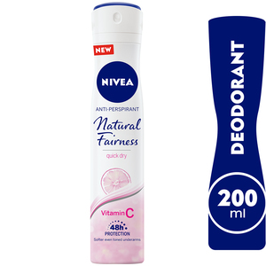 Nivea Deodorant Natural Fairness Licorice & Avocado Extracts 200ml