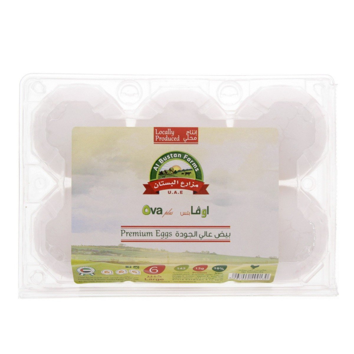 Ova Premium White Eggs Large 6 pcs