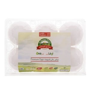 اشتري قم بشراء أوفا بيض أبيض فاخر كبير 6 حبات Online at Best Price من الموقع - من لولو هايبر ماركت White Eggs في الامارات