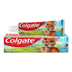 Colgate Toothpaste Anticavity For Kids 2-5 Years Bubble Fruit 65g