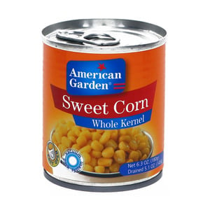American Garden Sweet Corn Whole Kernel 180g