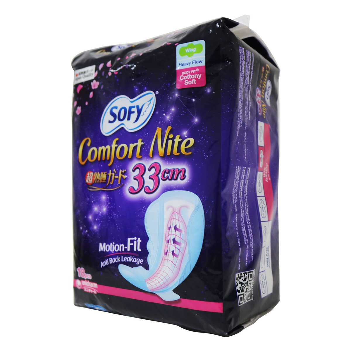 Sofy Body Fit CNWS Sanitary Pads 33Cm 18 Counts