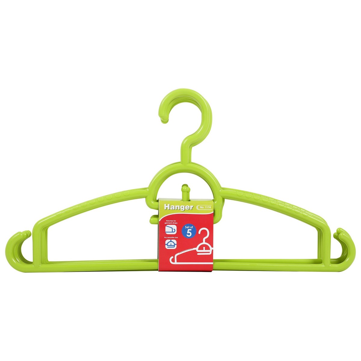 Buy JCJ Hanger 1174 5pcs Online at Best Price | Hooks & Hangers | Lulu KSA in UAE
