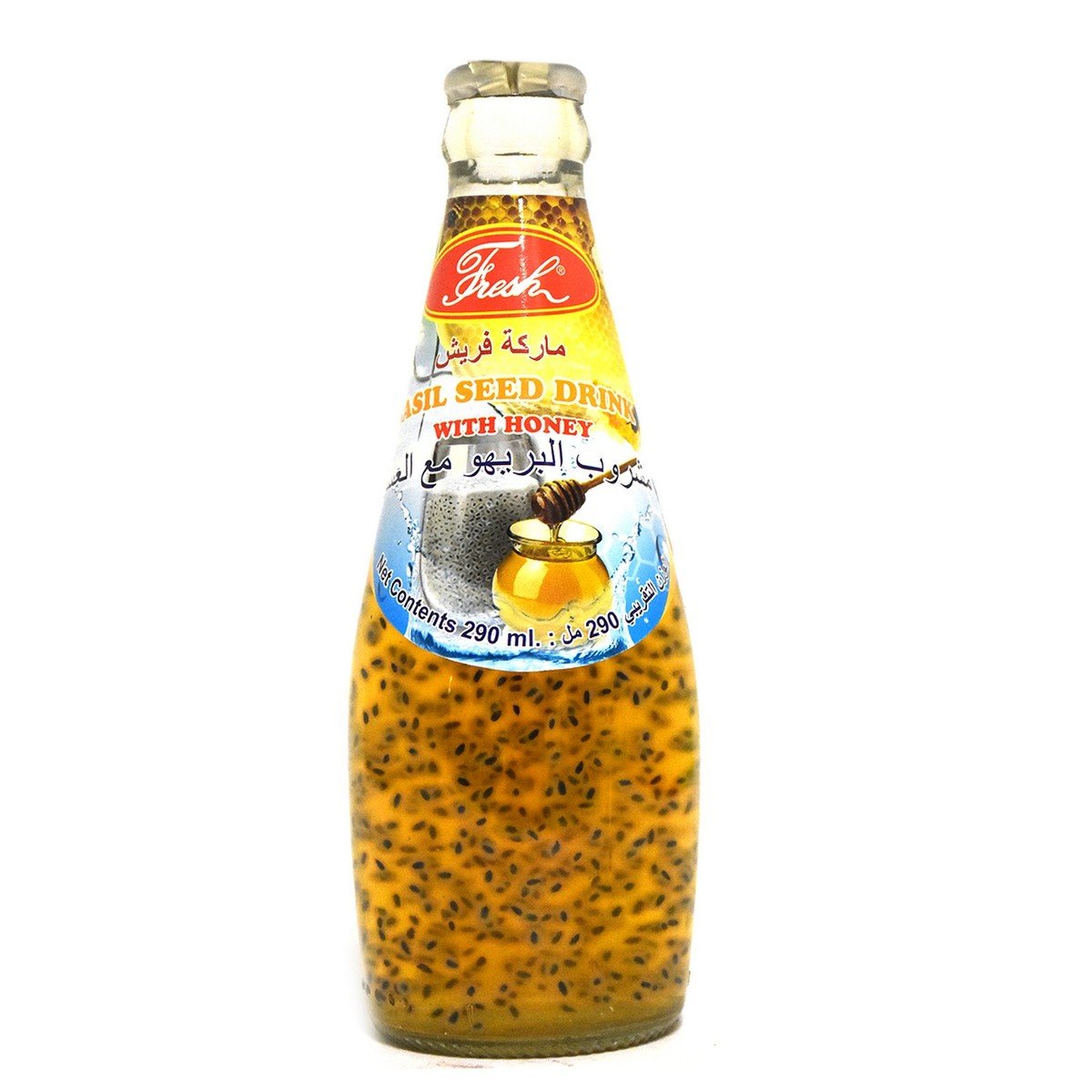 Fresh Basil Seed Drink With Honey 290 ml