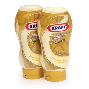 Kraft Cream Cheese spread Squeeze 440g x 2pcs