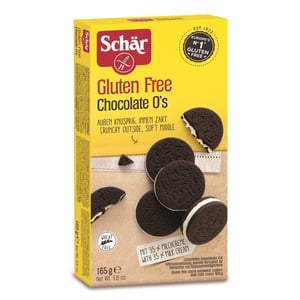 Schar Gluten Free chocolate & cookies Biscuit with milk cream 165 g