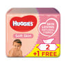 Huggies Baby Soft Skin 56pcs 2 + 1