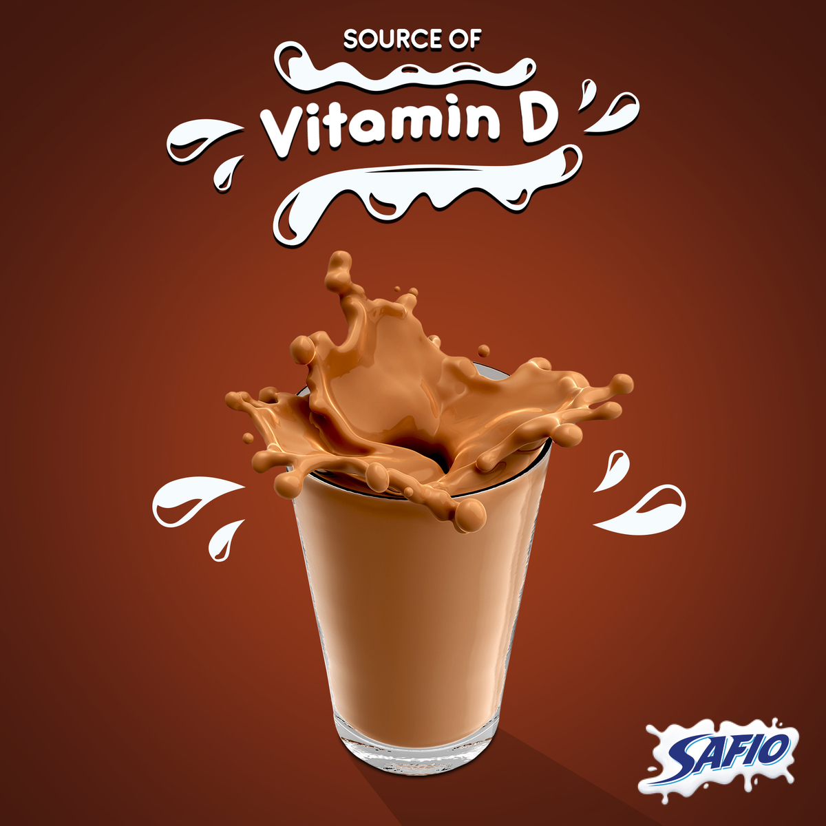 Safio UHT Milk Chocolate Flavor 6 x 125ml