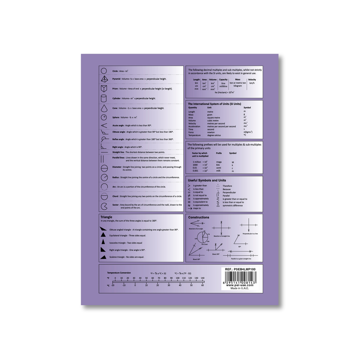 PSI Exercise Book 4 Line (1 Side Plain) 100 Pages 4LM100